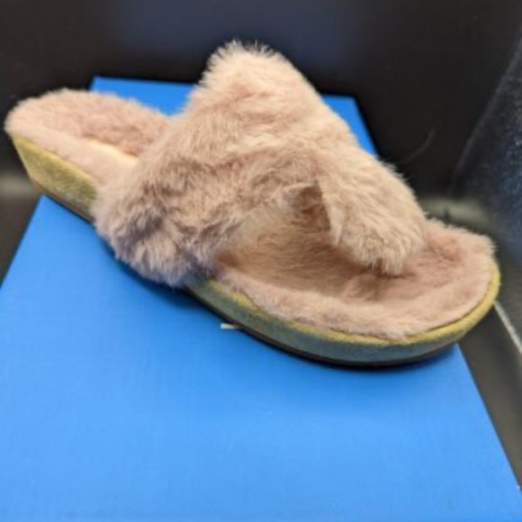 NEW Jack Rogers JACKS COMFORT COZY SANDALS SLIP ON SHOES BLUSH THONG SHOES NIB - Picture 1 of 4